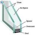 Vidrio aislado bajo E para vidrio de construcción
